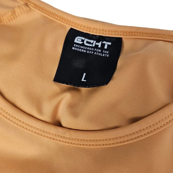 ECHT Women's Long Sleeve Crop Top Size Large Athletic Activewear - Picture 5 of 6